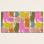 Stack of Cats No. 1 Desk Mat Gallery Image 3