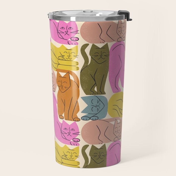 Stack of Cats No. 1 Travel Mug Gallery Image 2