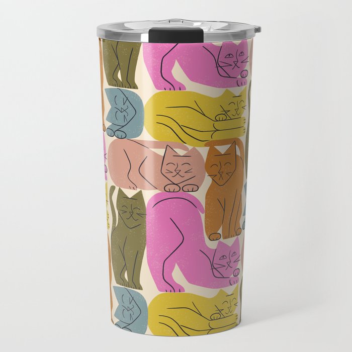 Stack of Cats No. 1 Travel Mug Gallery Image 1