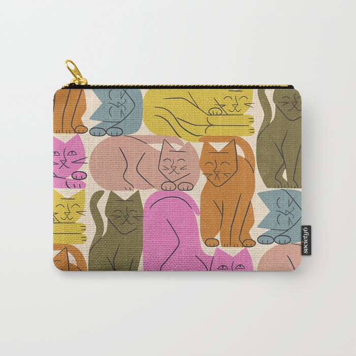 Stack of Cats No. 1 Carry All Pouch Gallery Image 1