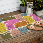 Stack of Cats No. 1 Outdoor Rug Gallery Image 2