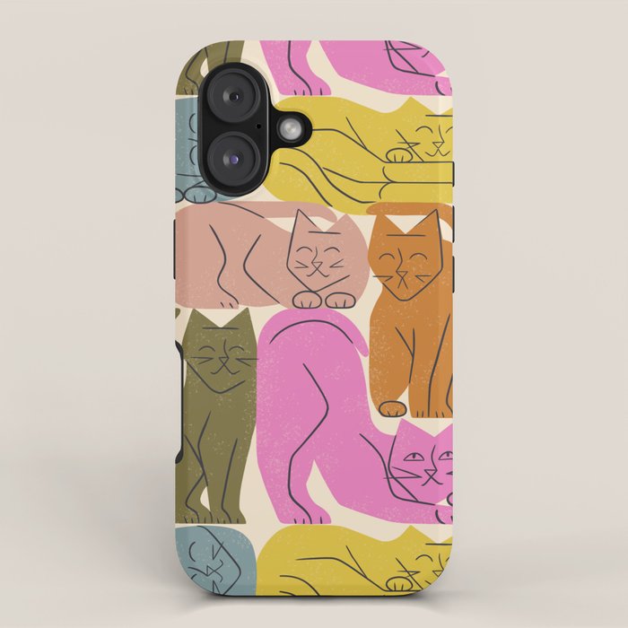 Stack of Cats No. 1 iPhone Case Gallery Image 1