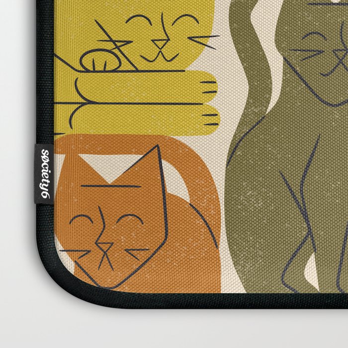 Stack of Cats No. 1 Laptop Sleeve Gallery Image 3