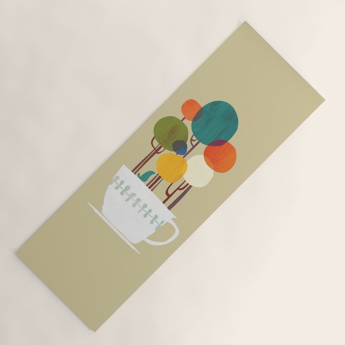 Life in a cup Yoga Mat Gallery Image 1