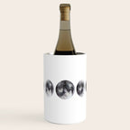 Moon phases watercolor painting Wine Chiller Gallery Image 1