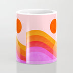 Abstraction_SUNSET_OCEAN_COLOR_POP_ART_Minimalism_009D Coffee Mug Gallery Image 4