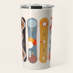 Retro Snowboards  Travel Mug Gallery Image 1