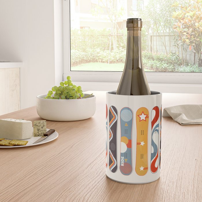 Retro Snowboards  Wine Chiller Gallery Image 4