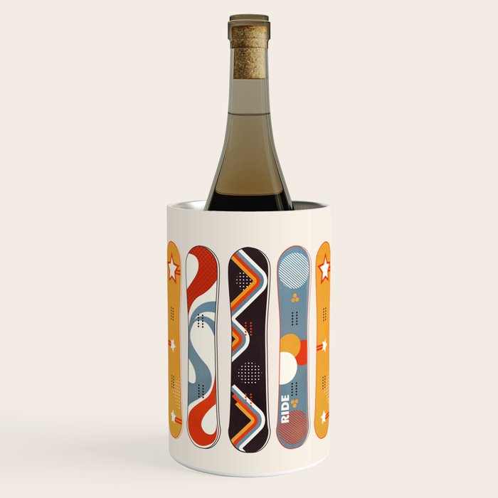 Retro Snowboards  Wine Chiller Gallery Image 3