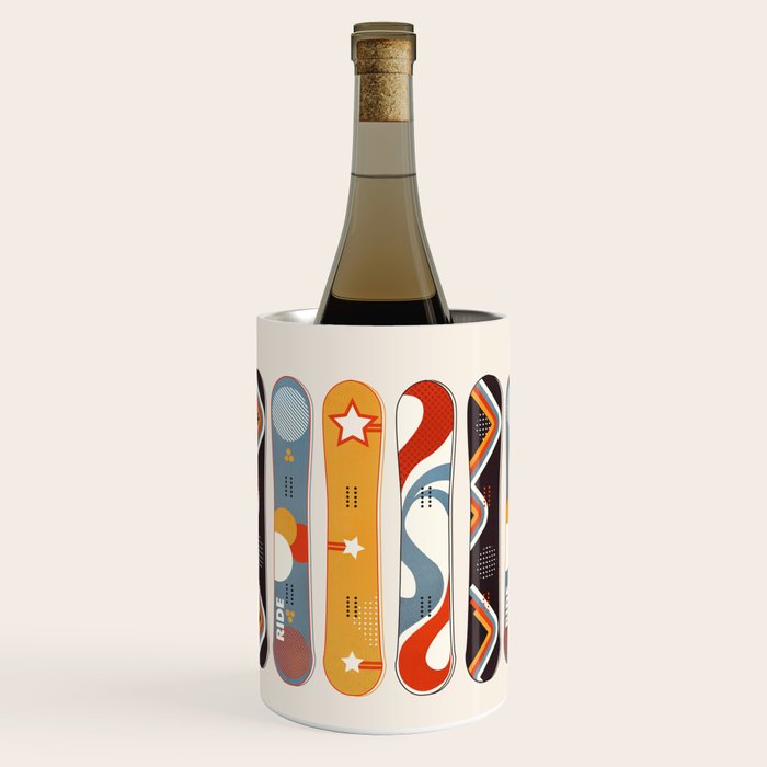 Retro Snowboards  Wine Chiller Gallery Image 2