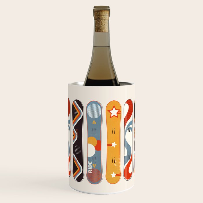 Retro Snowboards  Wine Chiller Gallery Image 1