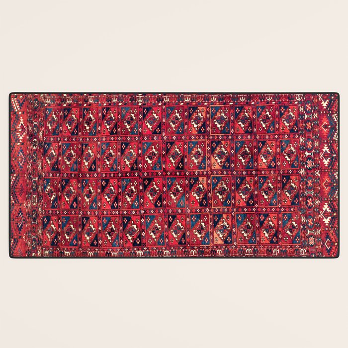 Tekke  Antique West Turkestan Rug Print Desk Mat Gallery Image 3