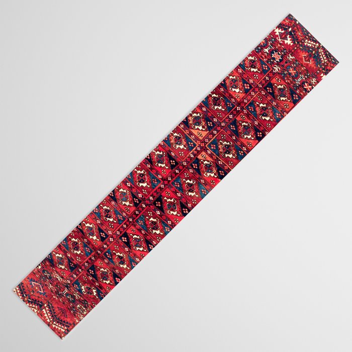 Tekke  Antique West Turkestan Rug Print Table Runner Gallery Image 3