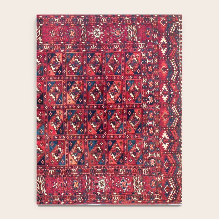 Tekke  Antique West Turkestan Rug Print Notebook Gallery Image 4