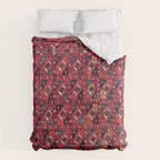 Tekke  Antique West Turkestan Rug Print Duvet Cover Gallery Image 6