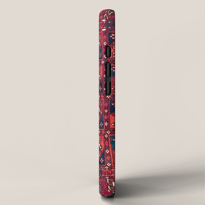 Tekke  Antique West Turkestan Rug Print iPhone Case Gallery Image 2