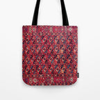 Tekke  Antique West Turkestan Rug Print Tote Bag Gallery Image 1