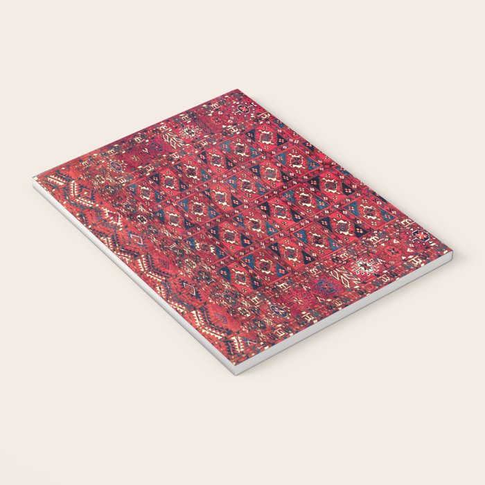 Tekke  Antique West Turkestan Rug Print Notebook Gallery Image 3