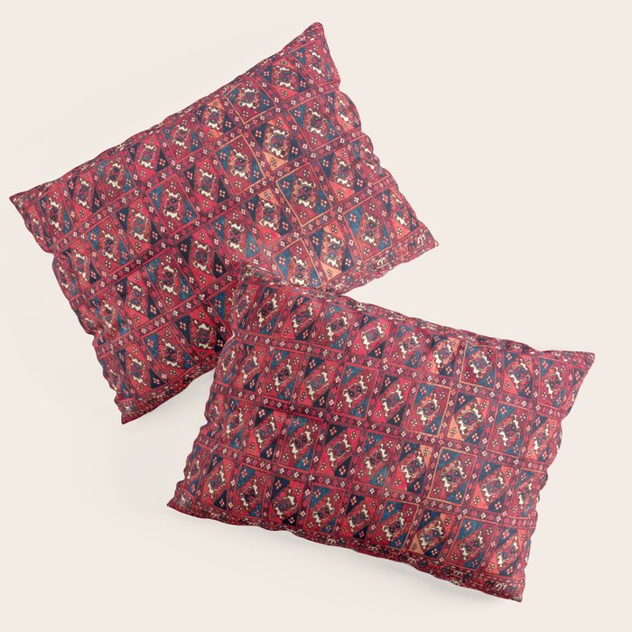 Tekke  Antique West Turkestan Rug Print Pillow Sham Gallery Image 3