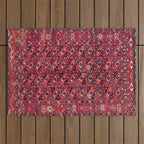 Tekke  Antique West Turkestan Rug Print Outdoor Rug Gallery Image 1