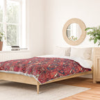 Tekke  Antique West Turkestan Rug Print Duvet Cover Gallery Image 2