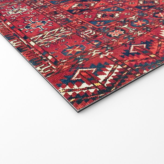Tekke  Antique West Turkestan Rug Print Welcome Mat Gallery Image 2