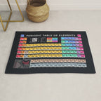Periodic Table of Elements B - Black Rug Gallery Image 1