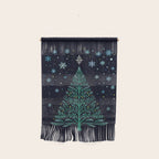 Christmas Night Tree-Snowy Wall Hanging Gallery Image 1