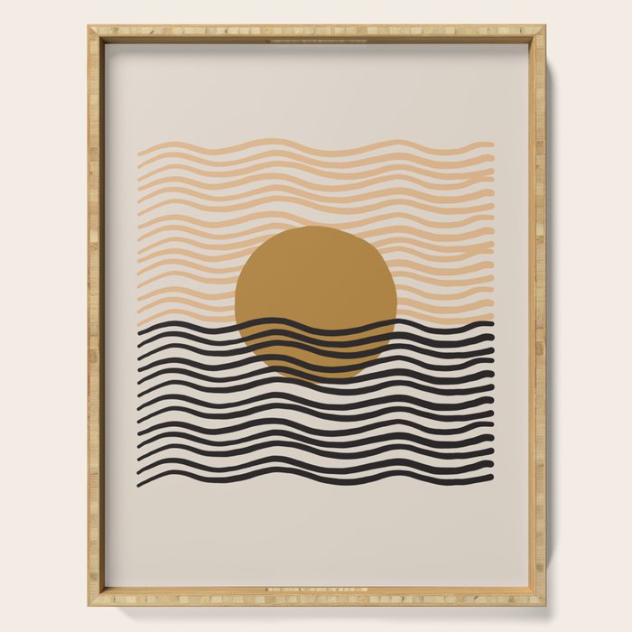 by twilight Serving Tray Gallery Image 1