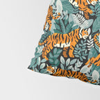 Bengal Tiger Teal Jungle Pillow Sham Gallery Image 4