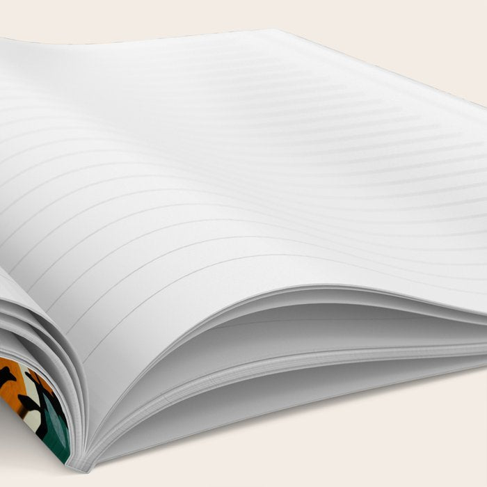 Bengal Tiger Teal Jungle Notebook Gallery Image 2