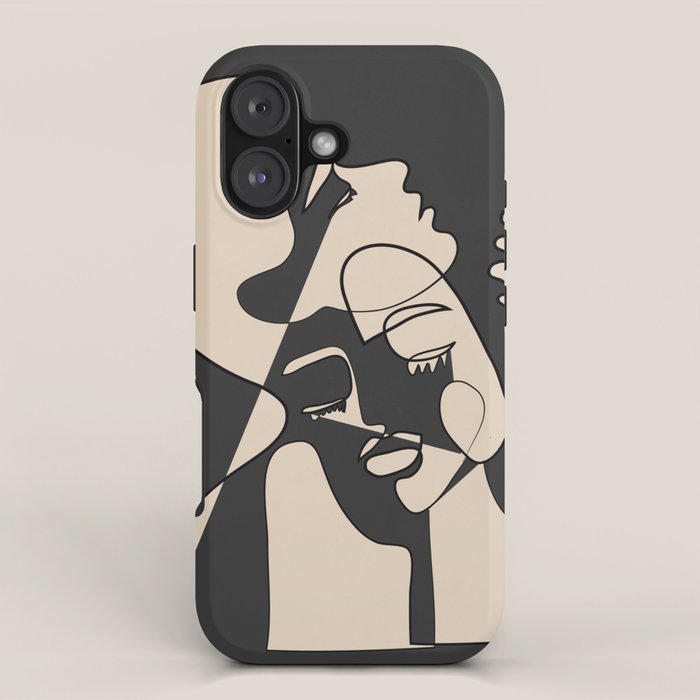 Abstract Faces 13 iPhone Case Gallery Image 1