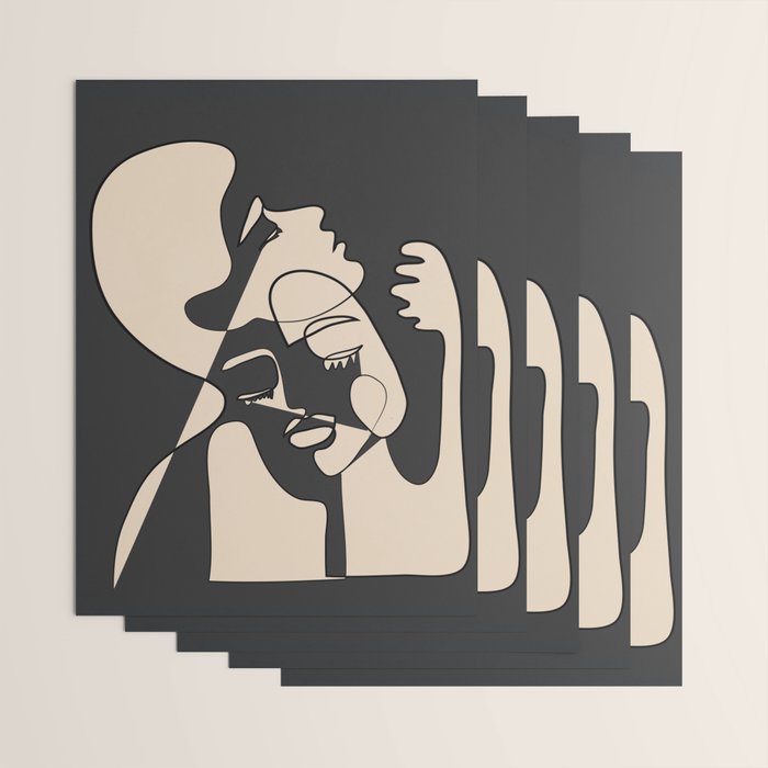 Abstract Faces 13 Wrapping Paper Gallery Image 3