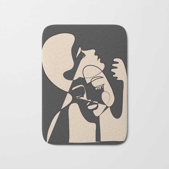 Abstract Faces 13 Bath Mat Gallery Image 1
