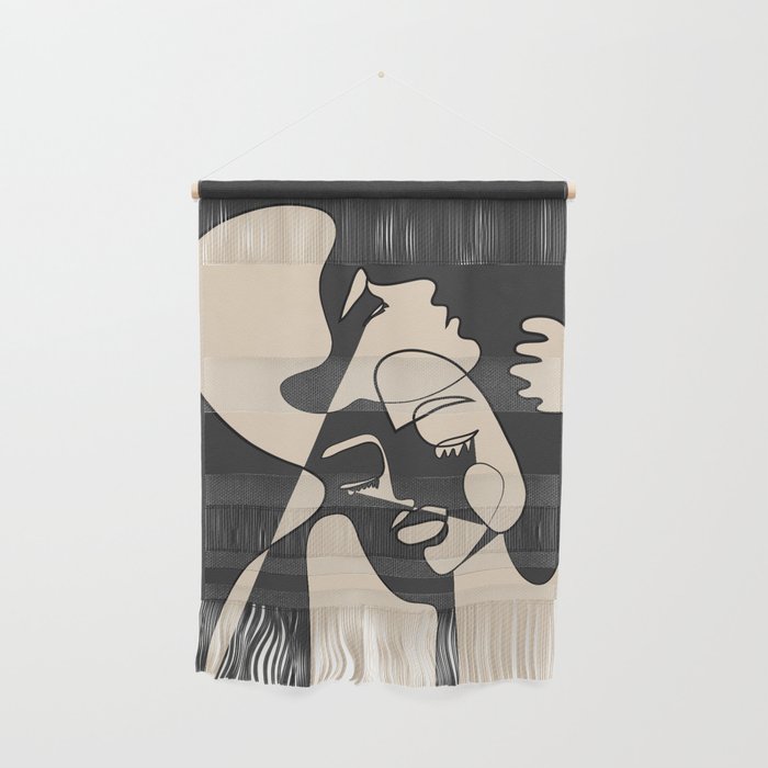Abstract Faces 13 Wall Hanging Gallery Image 1
