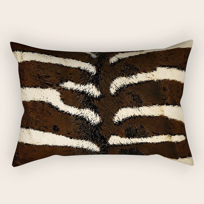 Zebra #decor #society6 #buyart Rectangular Pillow Gallery Image 1