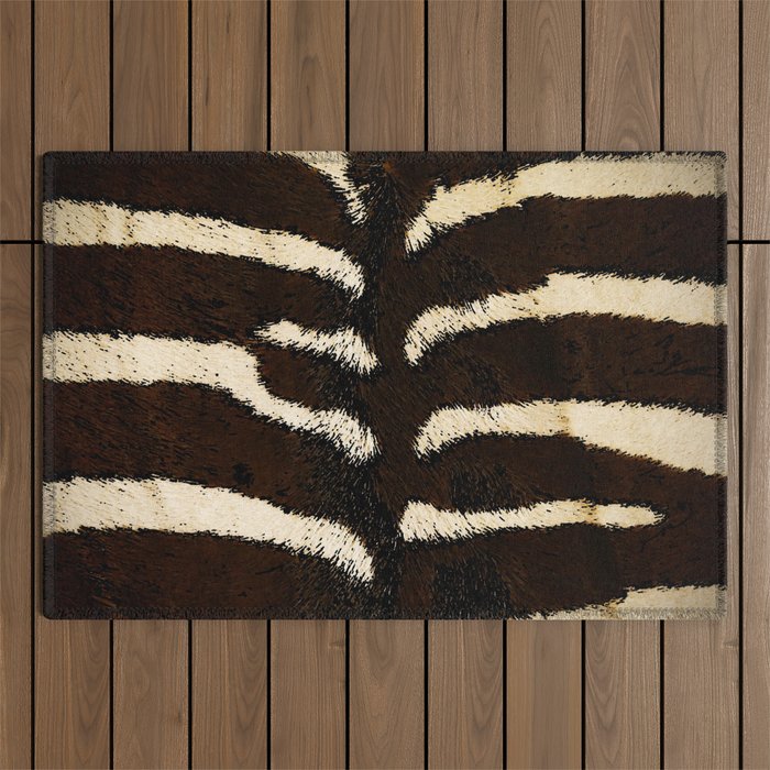 Zebra #decor #society6 #buyart Outdoor Rug Gallery Image 1