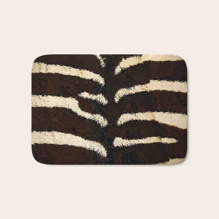 Zebra #decor #society6 #buyart Bath Mat Gallery Image 1