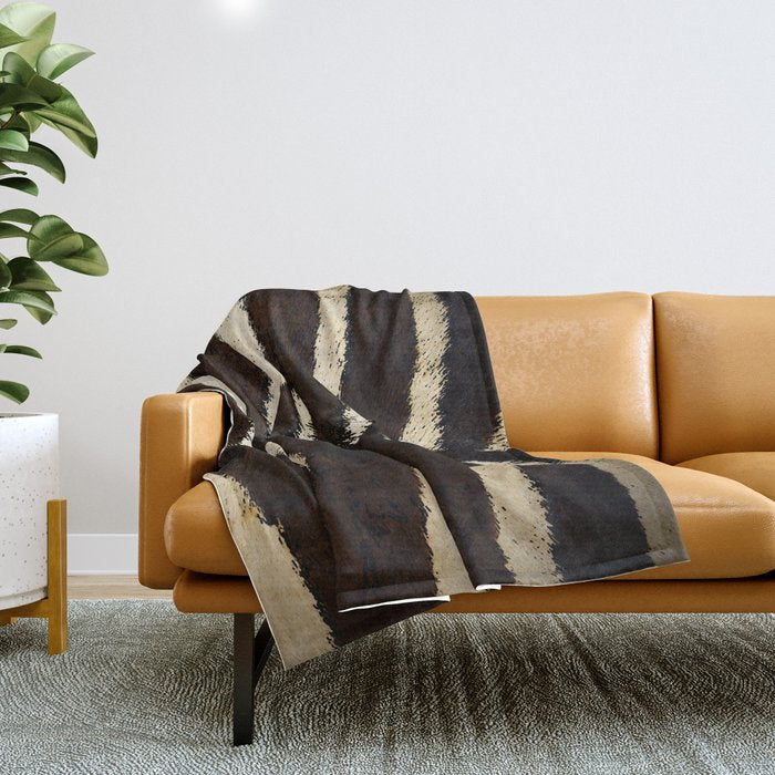 Zebra #decor #society6 #buyart Throw Blanket Gallery Image 1