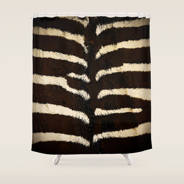 Zebra #decor #society6 #buyart Shower Curtain Gallery Image 1