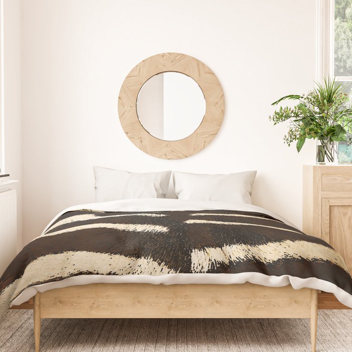 Zebra #decor #society6 #buyart Duvet Cover Gallery Image 3