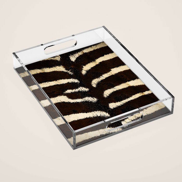 Zebra #decor #society6 #buyart Acrylic Tray Gallery Image 1