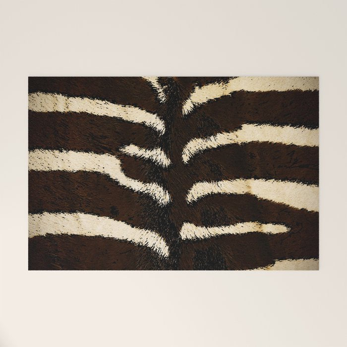 Zebra #decor #society6 #buyart Welcome Mat Gallery Image 1