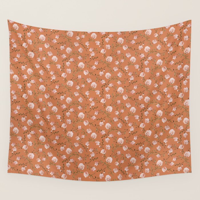 Wild Roses Wall Tapestry Gallery Image 1