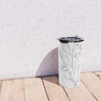 Small Wildflowers Minimalist Line Art Travel Mug Gallery Image 4