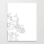 Small Wildflowers Minimalist Line Art Notebook Gallery Image 4
