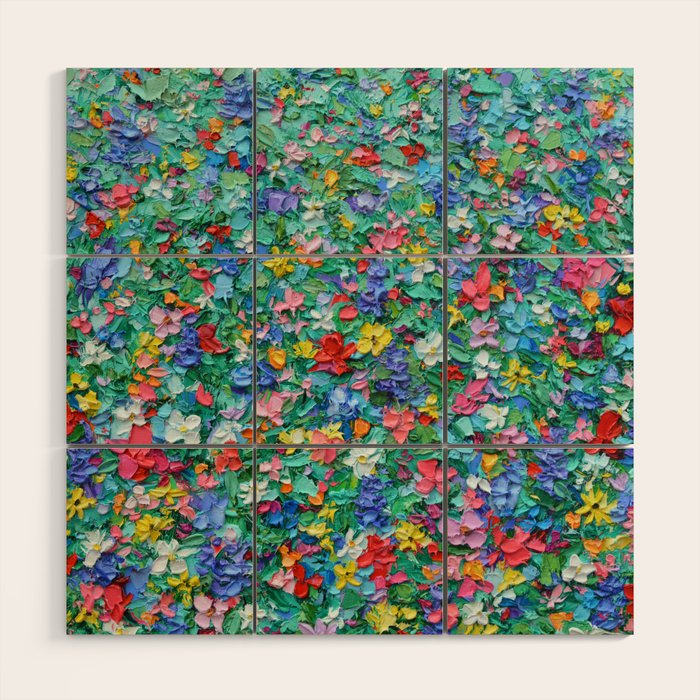Waltz of the Flowers Wood Wall Art Gallery Image 1