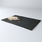 Tuxedo Cat Portrait Rug Gallery Image 3