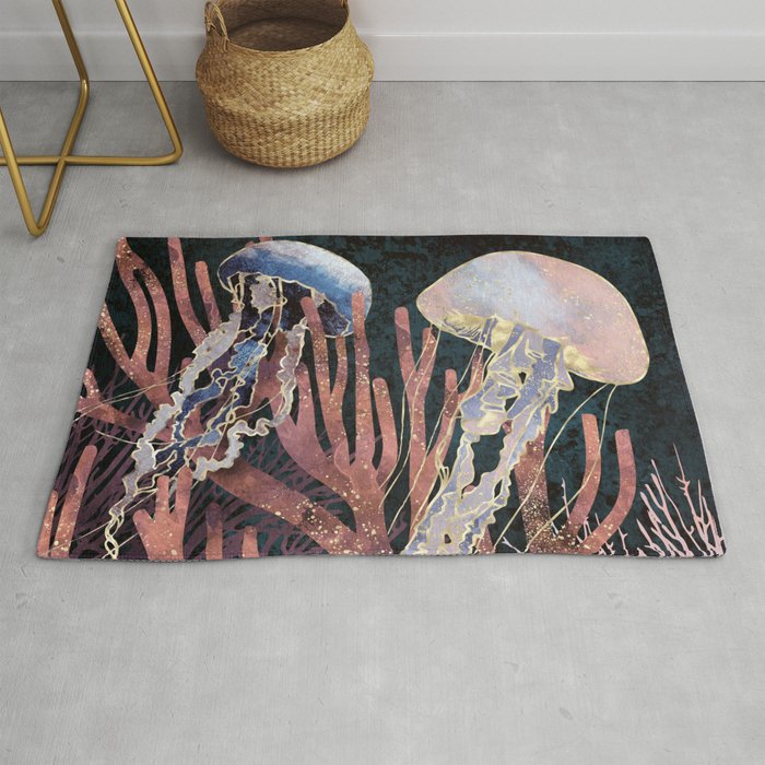 Metallic Coral Rug Gallery Image 1