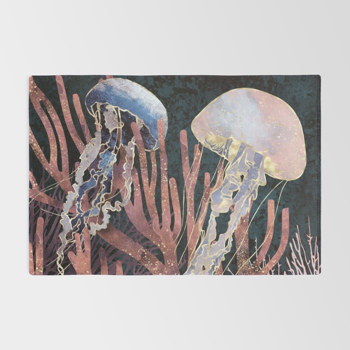Metallic Coral Rug Gallery Image 2